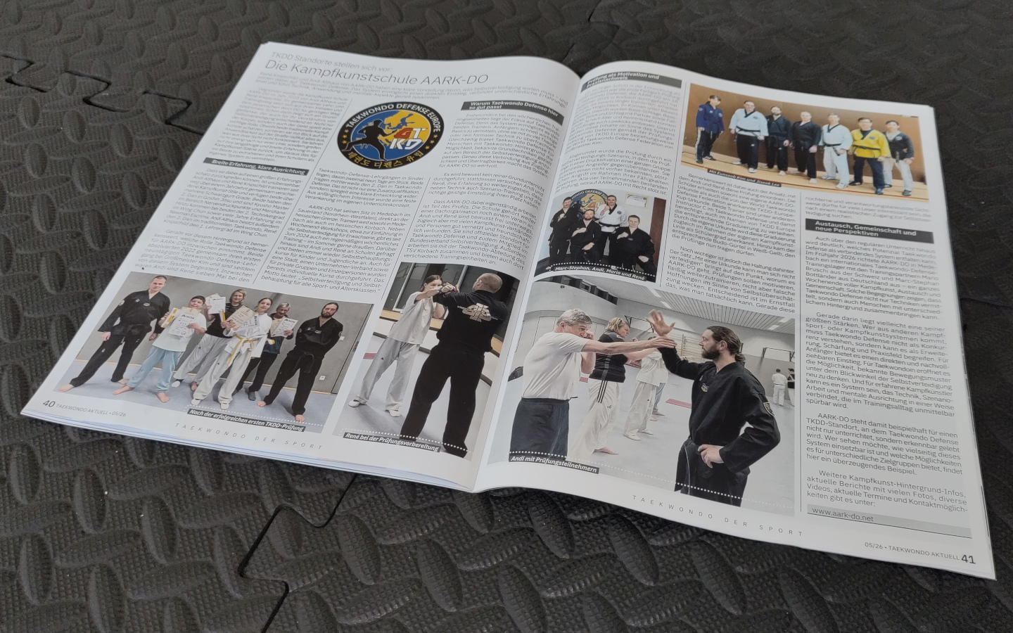 Vorstellung in Magazin „Taekwondo Aktuell“: Ausgabe 05/2026
