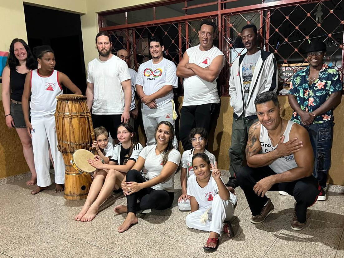 Andi beim Capoeira in Belo Horizonte, Brasilien