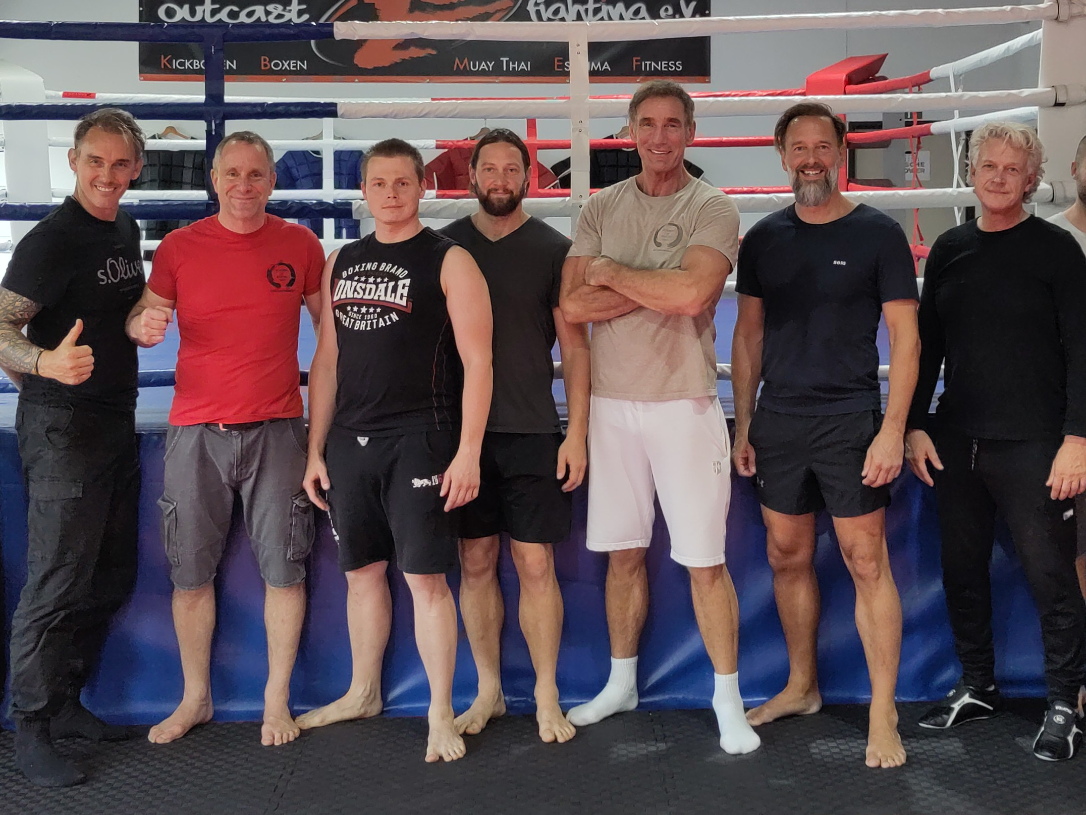 Gruppenfoto u.a. v.l.n.r Alex Herz, René Knipschild, Andi Althaus, Heiko Lempio